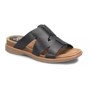 Sofft Balin Leather Wedge Sandal - Size 9